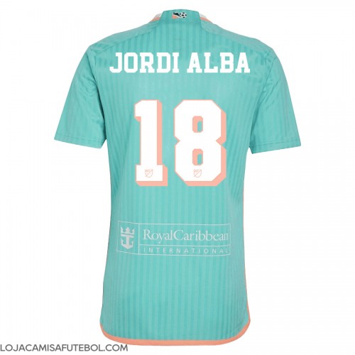 Camisa de Futebol Inter Miami Jordi Alba #18 Equipamento Alternativo 2024-25 Manga Curta